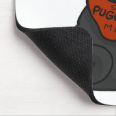 Pug Dog Stop met puggen Muismat (Hoek)