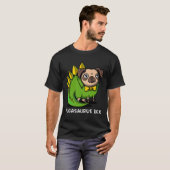 Pug Dog T-Rex Dinosaur Pugasaurus Classic T-shirt (Voorkant volledig)