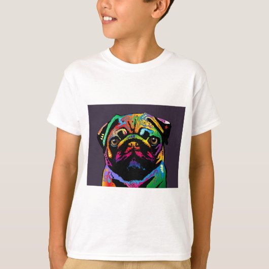 Pug Dog T-shirt (Voorkant)