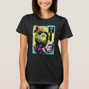 Pug Dog T-shirt Cute Pug Pop Art Grafisch