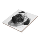 Pug Dog Tegeltje (Zijkant)
