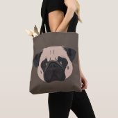 Pug Dog Tote Bag (Dichtbij)