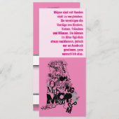 Pug Dog Uitnodigingen (Voorkant / Achterkant)