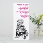 Pug Dog Uitnodigingen (Staand voorkant)