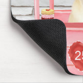 Pug Dog Valentijnsdag Kissing Booth Muismat (Hoek)