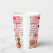 Pug Dog Valentijnsdag Kissing Booth Papieren Bekers (Links)