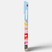 Pug Dog Valentijnsdag Truck Hearts Case-Mate iPhone Case (Achterkant / Links)