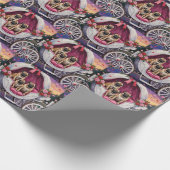 Pug Dog Valentine's Day Cadeaupapier (Hoek)