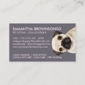 Pug Dog Visitekaartje (Achterkant)