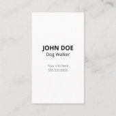 Pug Dog Visitekaartjes (Achterkant)