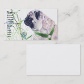 Pug Dog Visitekaartjes (Voorkant / Achterkant)