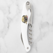 Pug Dog Waiter's Kurkentrekker Funny (Achterkant)