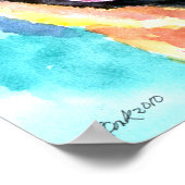 Pug Dog Wall afdrukken Poster (Hoek)