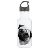 Pug Dog Waterfles (Voorkant)