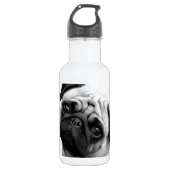 Pug Dog Waterfles (Voorkant)
