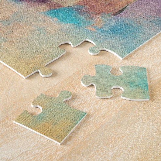 Pug dog Waterverf Portret Legpuzzel (Zijkant)