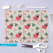 Pug Dog Wearing Sweater & Kerstkerstkerstkerstkers Tissuepapier (Craft)