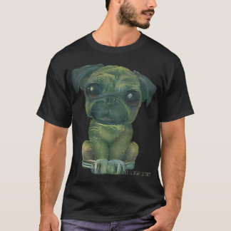 Pug Dog X Claude Monet #3 Mashup - Originele Kunst T-shirt