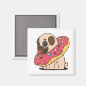 pug donut magneet (Voorkant / Achterkant)