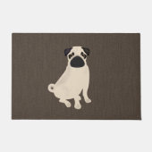 Pug Doormat Deurmat (Voorkant)