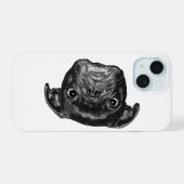 Pug Dot Festive Hoes iPhone 15 Case (Achterkant horizontaal)