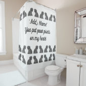 Pug Douchegordijn (In situ)