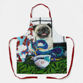 Pug Dragon Chinese Dragon Schort (Voorkant)