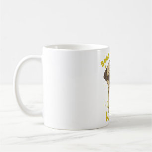 Pug drinkt Boba Koffiemok