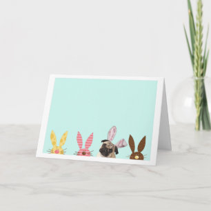 Pug Easter Kaart