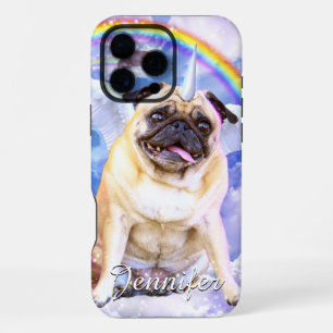 Pug eenhoorn - Schattige pugicorn iPhone 16 Pro Max Hoesje