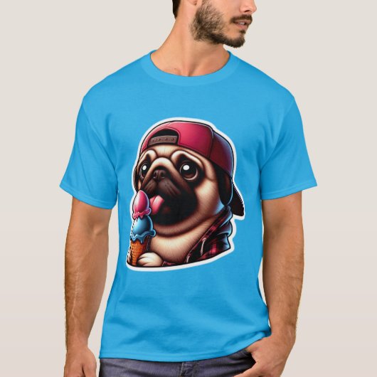 PUG EETIJS 7 T-SHIRT (Voorkant)