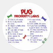 PUG Eigendomwetten 2 Ronde Sticker (Voorkant)