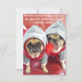 Pug Elfen Kaart (Voorkant)