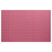 Pug Emoji Emoticon Pattern Fabric Hot Pink Stof (Yard (91,4 cm))