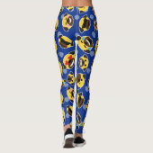 Pug Emojis Love LOL Cool Kiss Tights Leggings (Achterkant)
