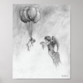 Pug en Angel Poster (Voorkant)