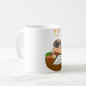Pug en Bento Koffiemok (Voorkant links)
