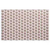 Pug en chocolade Donut Stof (Yard (91,4 cm))