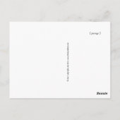 Pug en flute briefkaart (Achterkant)