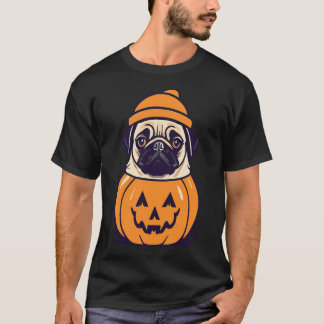 Pug en Halloween T-shirt