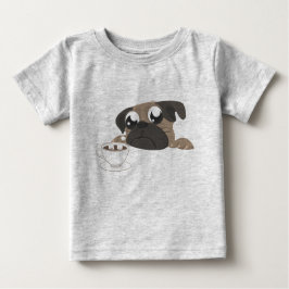 Pug en koffie