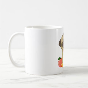 Pug en Perzik Boba Drank Koffiemok