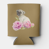 Pug en pony's | Jouw namen toevoegen Blikjeskoeler (Voorkant)