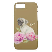 Pug en pony's | Waterverf schilderen | Monogram Case-Mate iPhone Case (Achterkant)