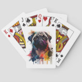 Pug en tu vida con estilo pokerkaarten (Achterkant)