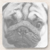 Pug Face Bier Onderzetter (Voorkant)