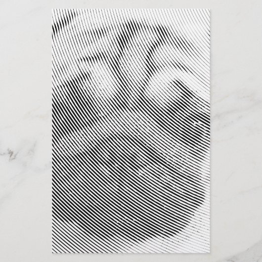 Pug Face Briefpapier (Voorkant)