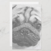 Pug Face Briefpapier (Voorkant / Achterkant)