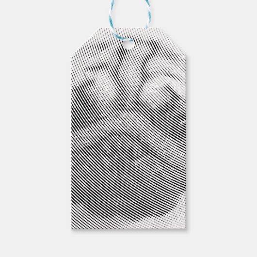 Pug Face Cadeaulabel (Voorkant)