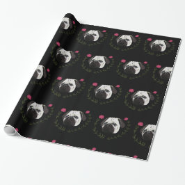 Pug Face, Dog Art Cadeaupapier